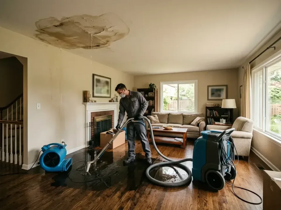 attic-pipe-burst-ceiling-drip-008 — frequently asked questions, Water Damage Restoration & Carpet Care in Dublin, OH